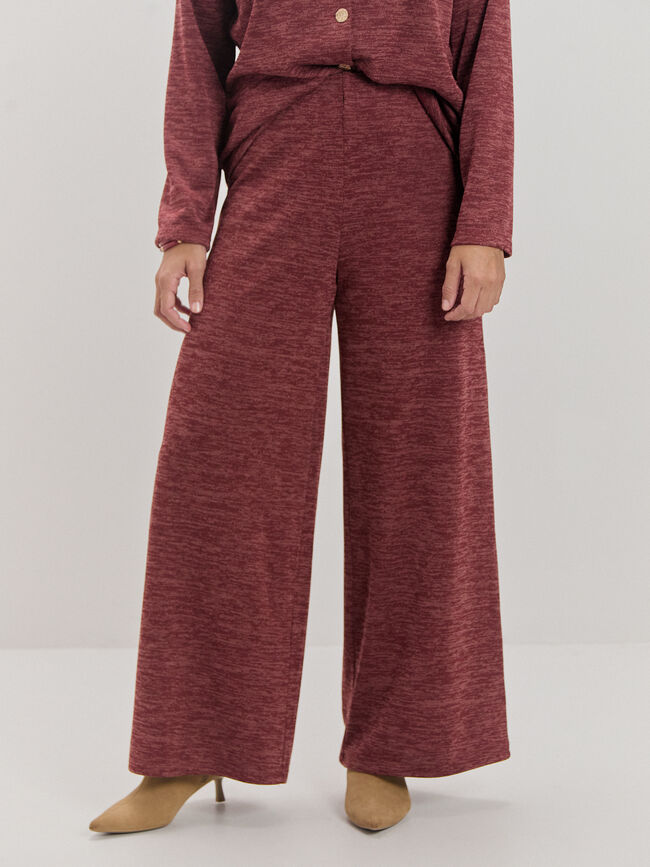 PANTALON DETALLE JASPEADO Teja