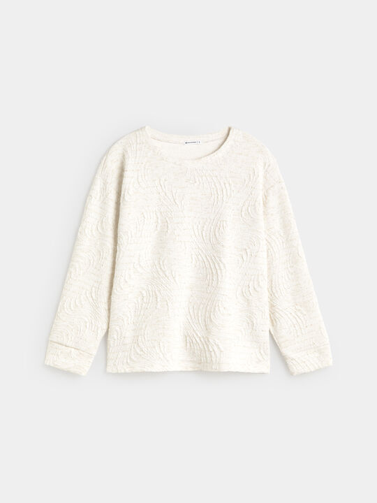 JERSEY TEXTURA Blanco Hueso image number null