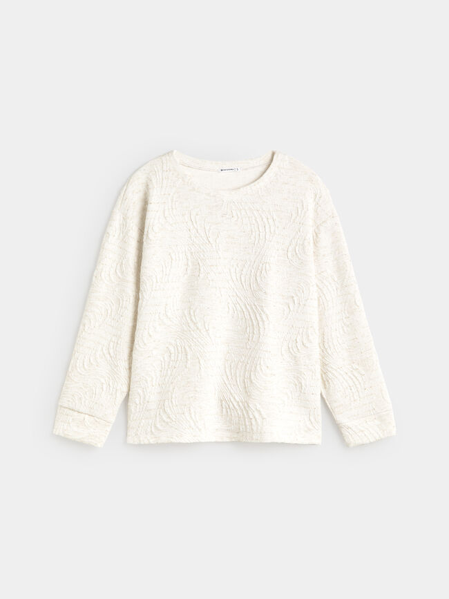 JERSEY TEXTURA Blanco Hueso