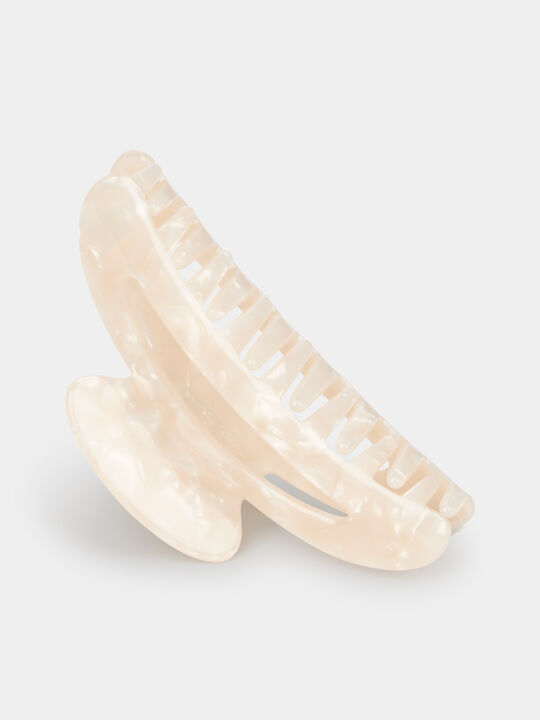 PINZA PELO EFECTO NÁCAR Blanco Hueso image number null