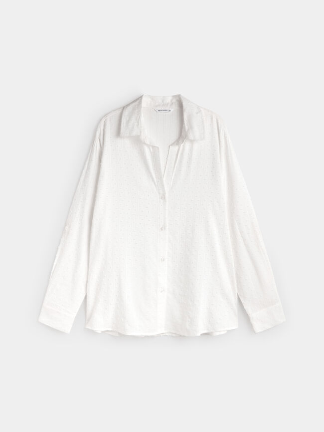 CAMISA ALGODON DOBBY Crudo