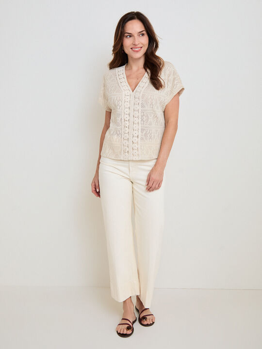 JERSEY S/M CALADO Blanco Hueso image number null
