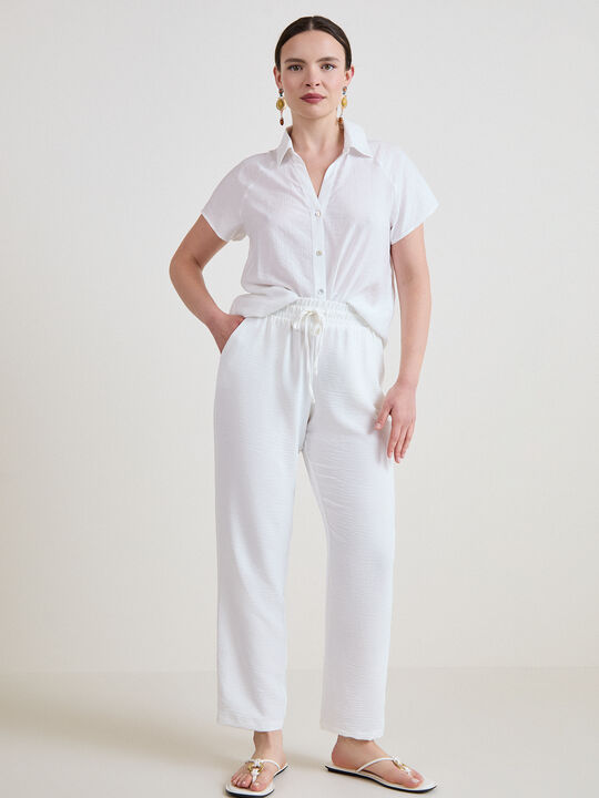PANTAL&Oacute;N JOGGER Blanco Optico image number null