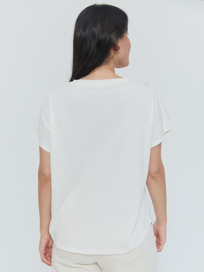CAMISETA POSICIONAL TROPICAL Crudo