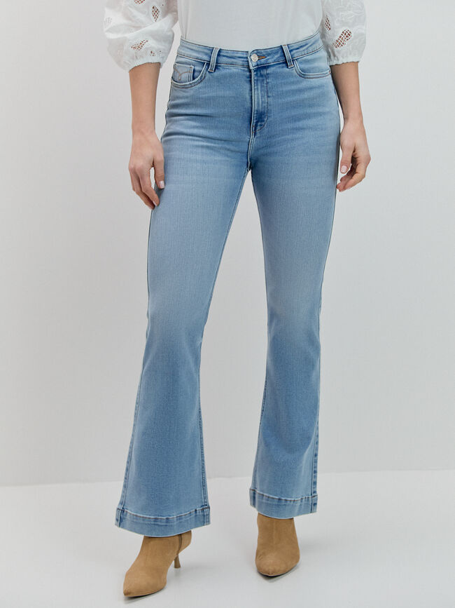 ACAMPANADO VAQUERO LARGO Mid blue