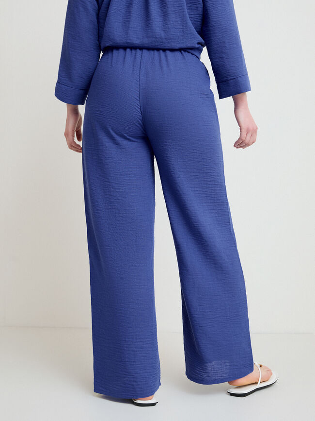 PANTAL&Oacute;N R&Uacute;STICO ANCHO Azulon