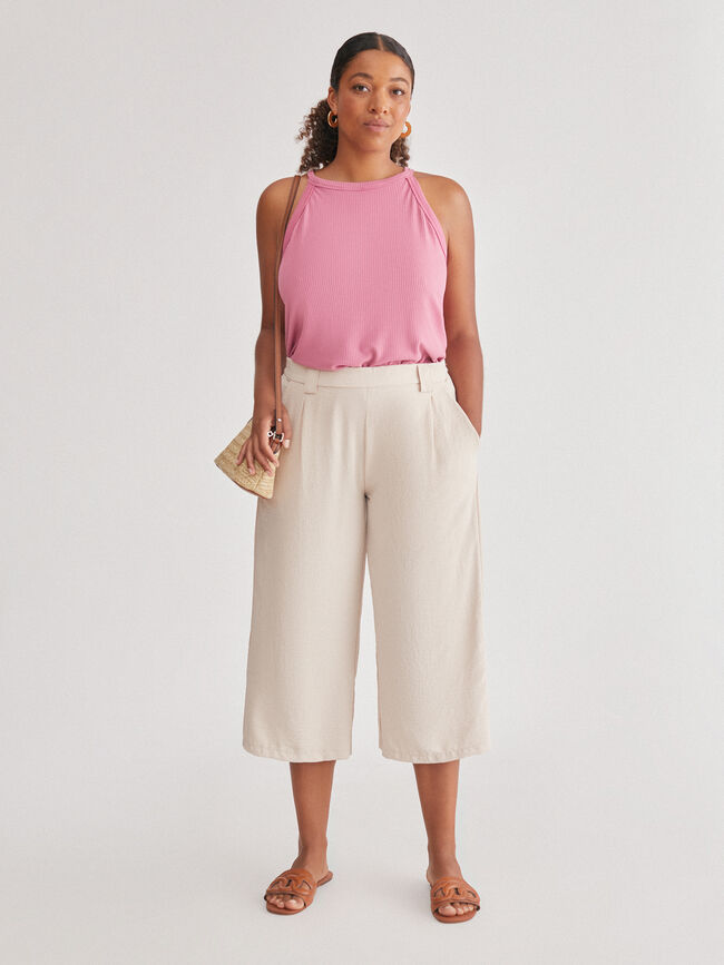 top halter canalé Maquillaje Oscu