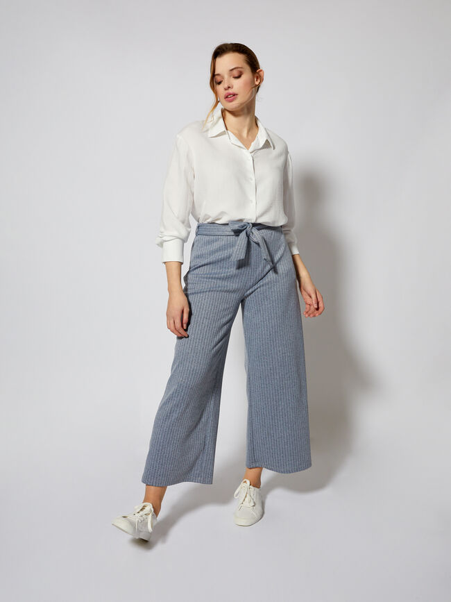 Pantalón Culotte gris vigore med