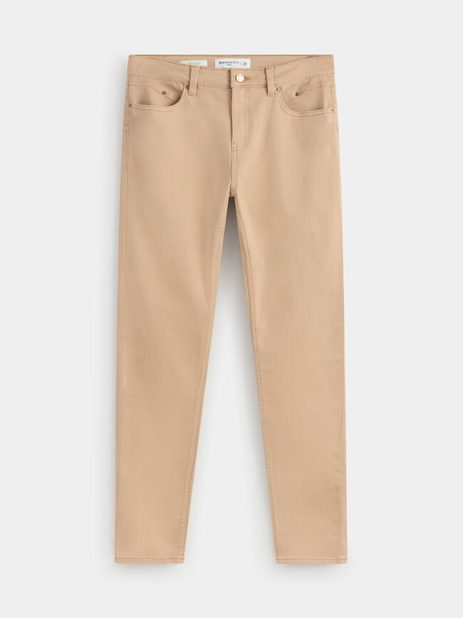 Tejano pitillo basico Beige