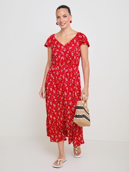 VESTIDO ESTAMPADO FLORAL Estampado 1 image number null