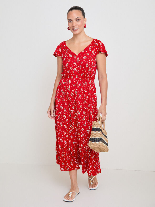 VESTIDO ESTAMPADO FLORAL Estampado 1