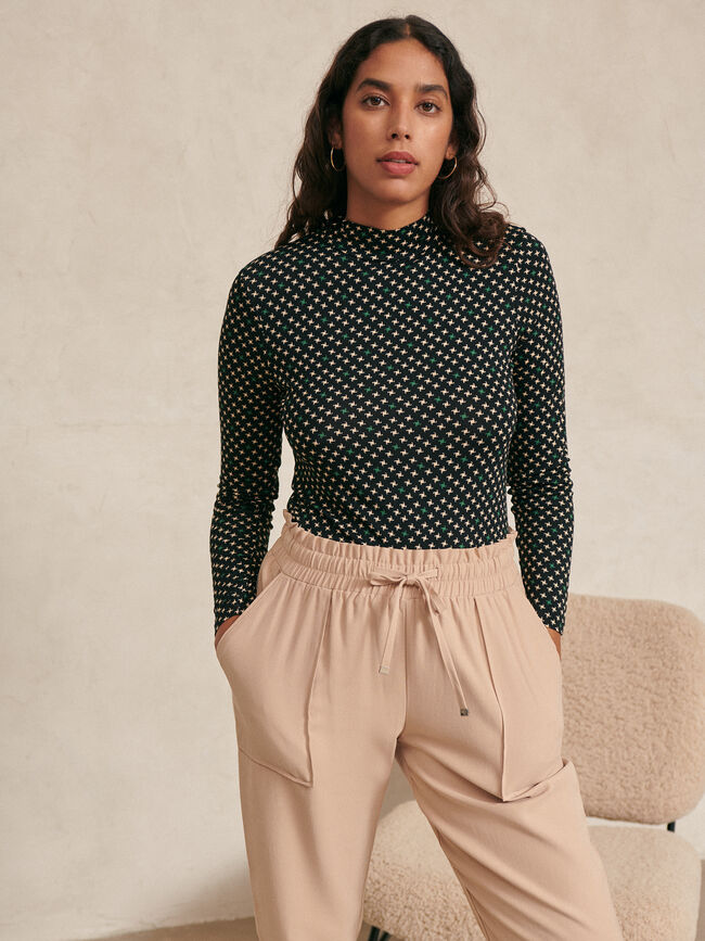 Pantalón jogger Beige