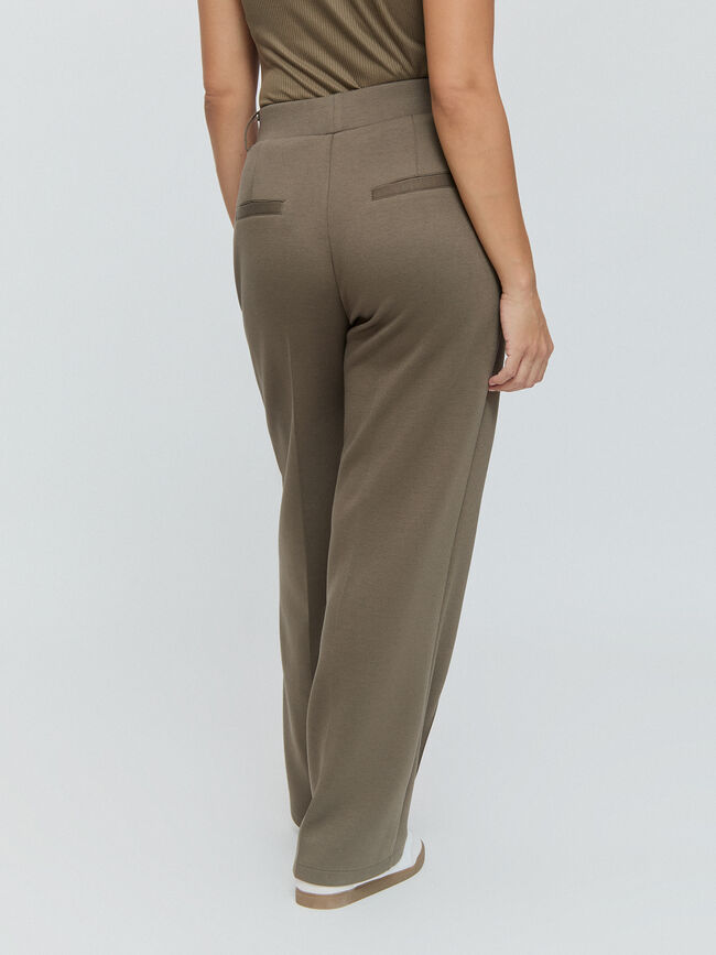 PANTALÓN NERVIO kaki oscuro