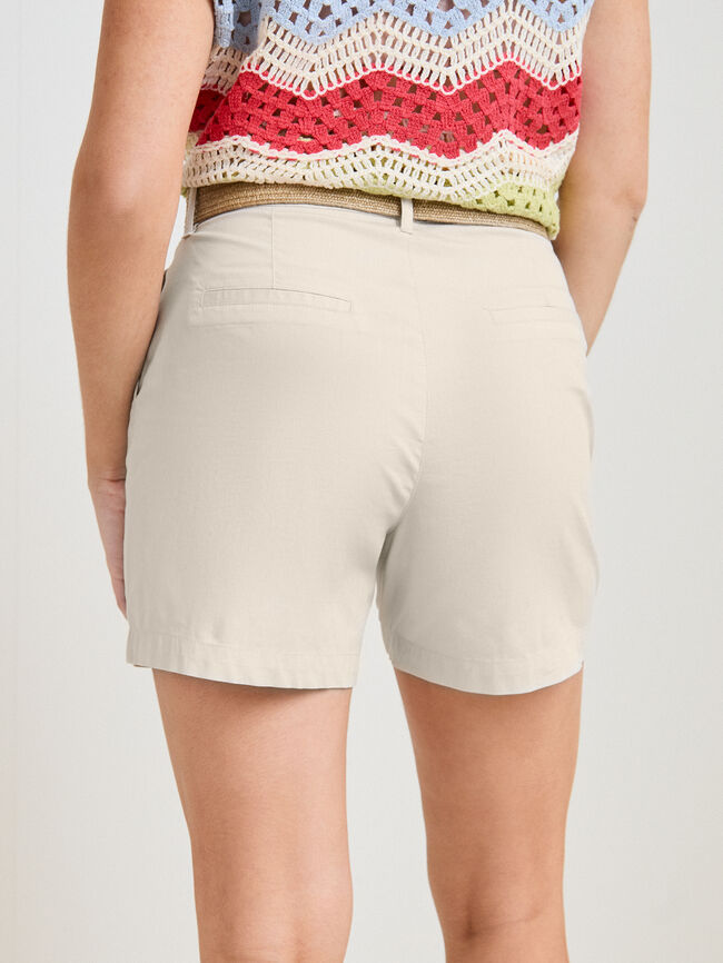 PANTAL&Oacute;N CORTO CINTUR&Oacute;N Piedra