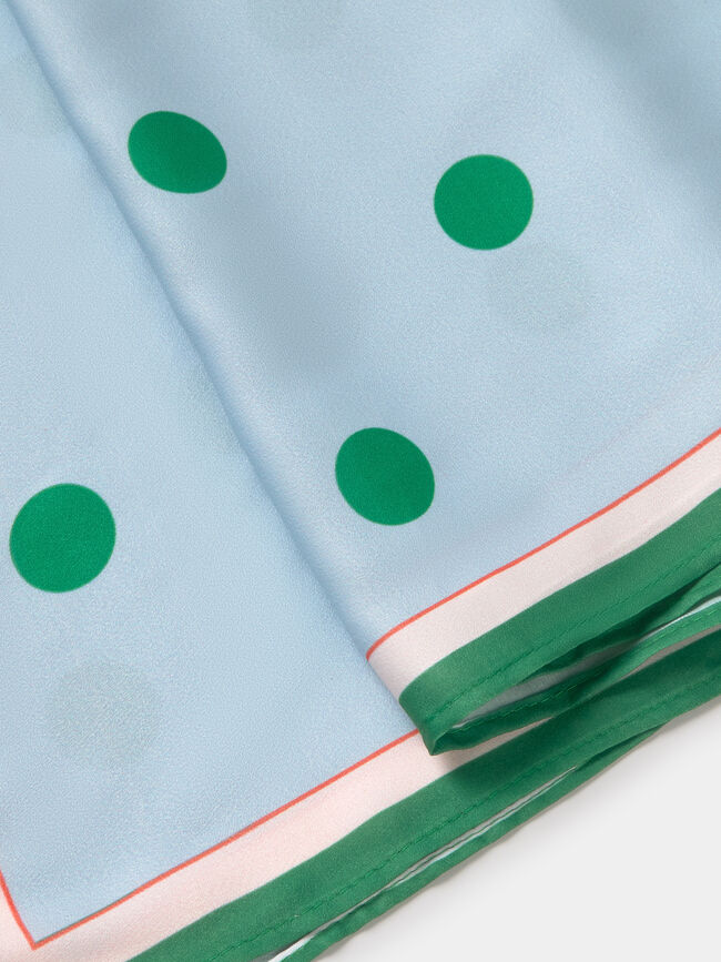 PA&Ntilde;UELO TOPOS Azul Bebe