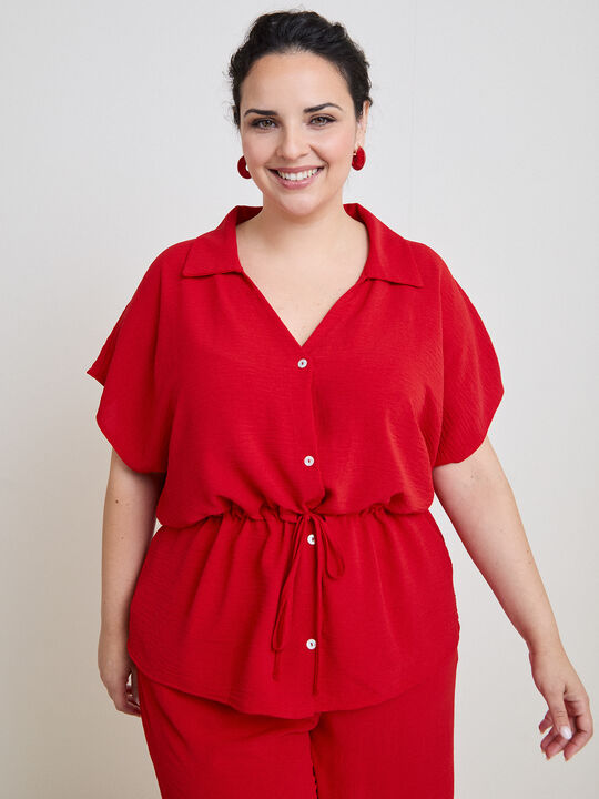BLUSA SAFARI Rojo image number null