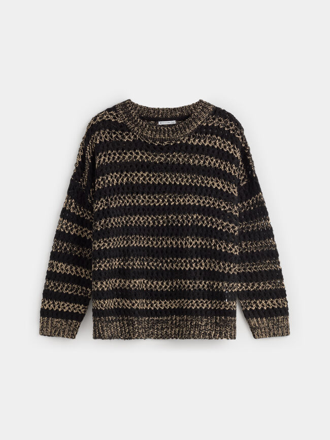 JERSEY CALADOS ORO Negro