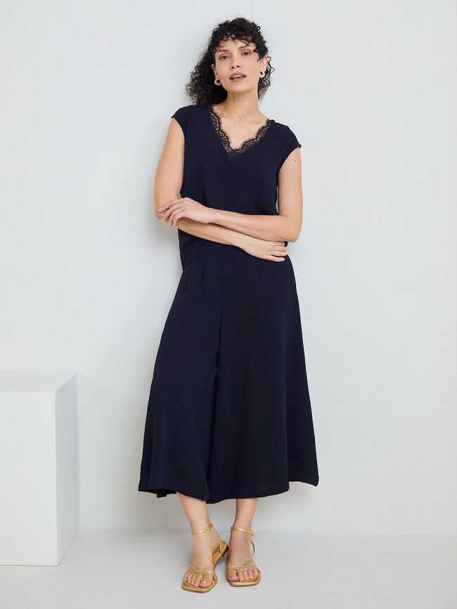 PANTAL&Oacute;N CULOTE Azul Marino