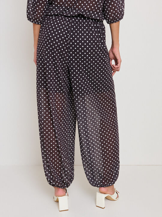 PANTALON BOMBACHO TOPOS Marron image number null