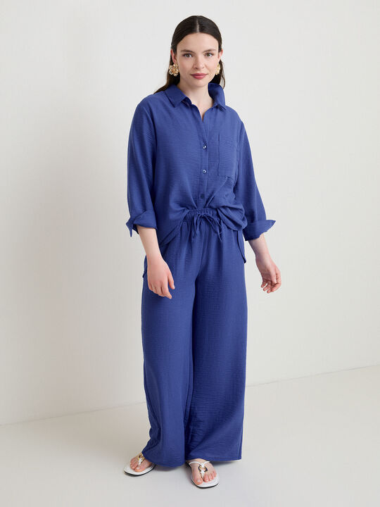 CAMISA R&Uacute;STICA MANGA Azulon image number null