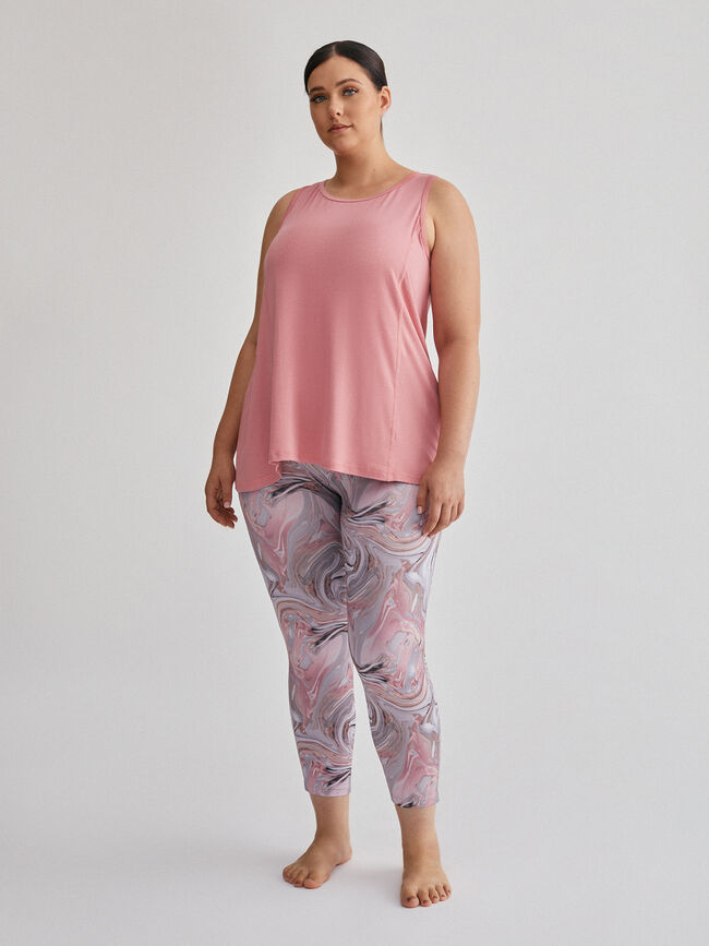 top deportivo rosa palido