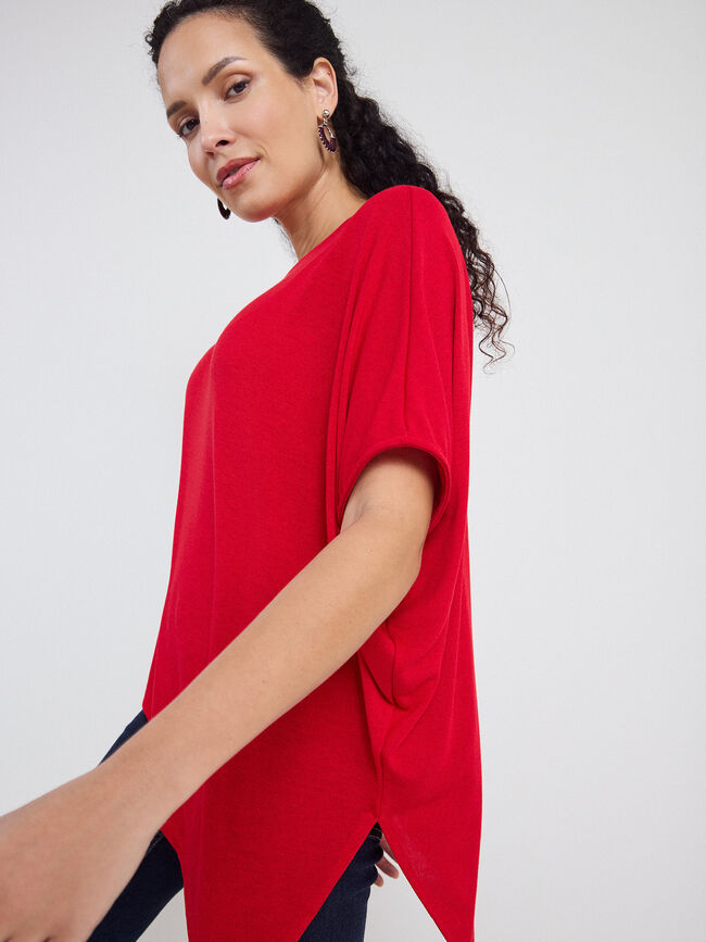 CAPA ASIMETRICA Rojo
