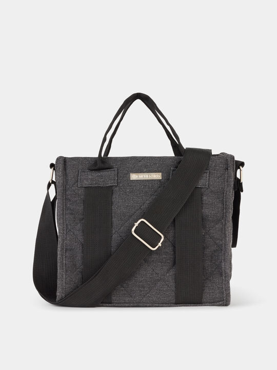 BOLSO VAQUERO ACOLCHADO Negro image number null