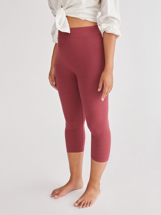 Legging capri Cognac