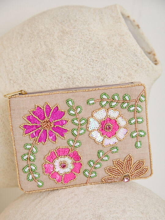 MONEDERO DETALLE BOLAS Crudo image number null