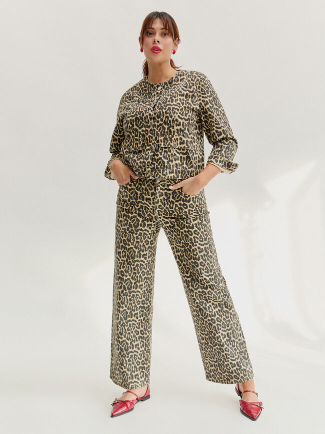 PANTALON ANCHO ESTAMPADO Estampado 3