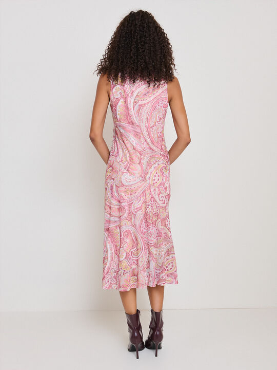VESTIDO TUL ESTAMPADO Rosa Colorete image number null