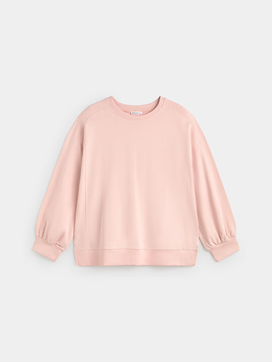 SUDADERA CORTES Rosa image number null