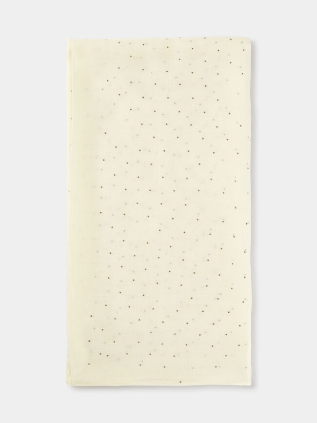 PAÑUELO LISO BRILLO Crudo