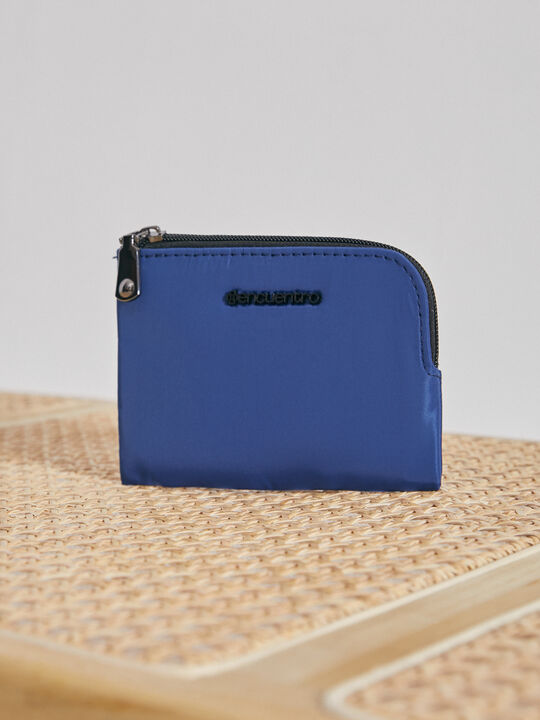 MONEDERO CURVO Azul Marino image number null