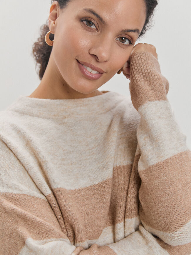 JERSEY RAYA ANCHA Beige