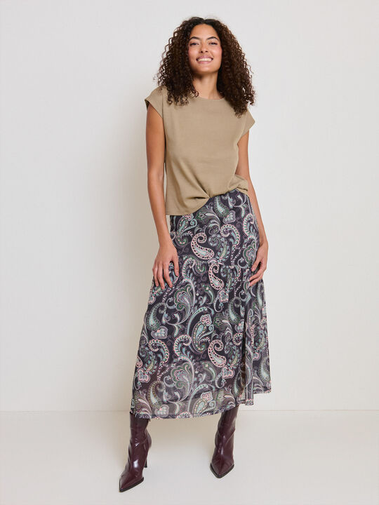 FALDA TUL CACHEMIR Estampado 1 image number null