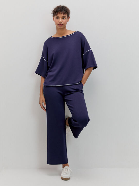 PANTALON NERVIOS Azul Marino image number null