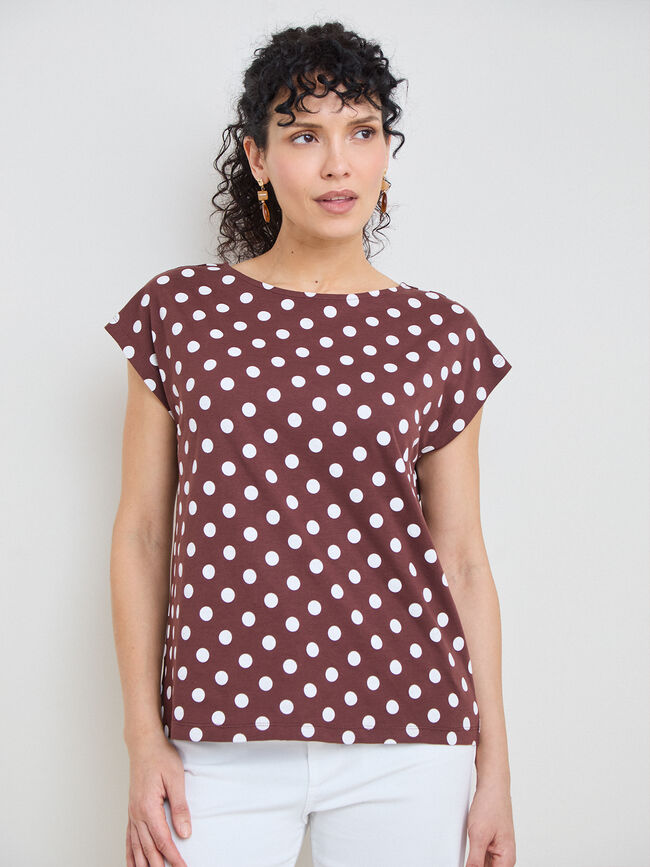 CAMISETA HOMBRO CAIDO Estampado 1