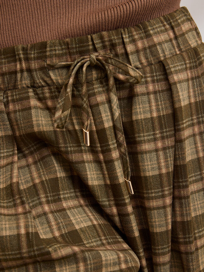 PANTAL&Oacute;N CUADROS Verde