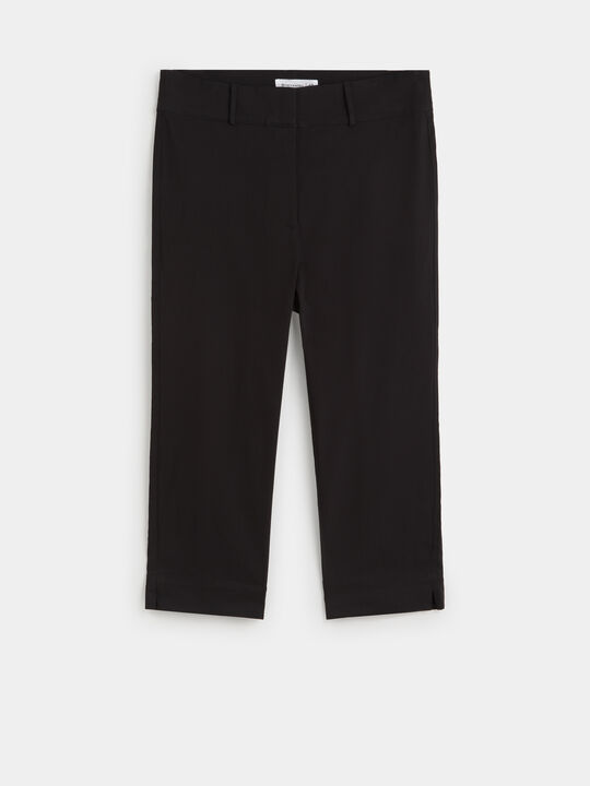 PANTAL&Oacute;N CAPRI Negro image number null