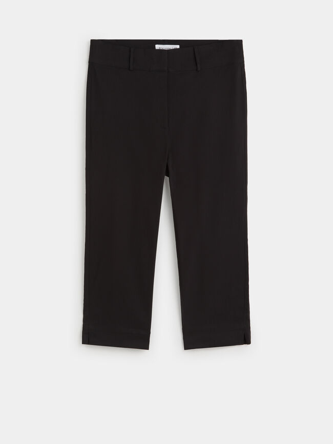 PANTAL&Oacute;N CAPRI Negro
