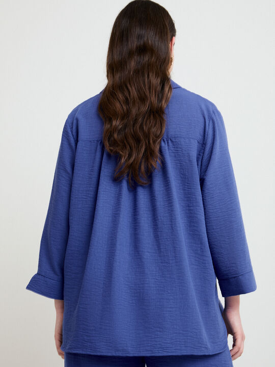 CAMISA R&Uacute;STICA MANGA Azulon image number null