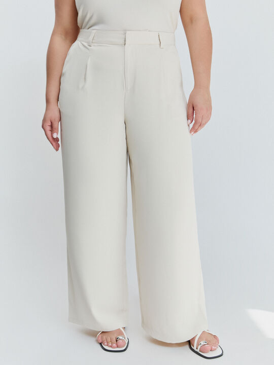 PANTALON DE VESTIR Crudo image number null