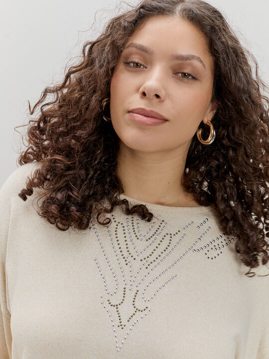 CAMISETA TACHUELAS COBRE Vison Claro image number null