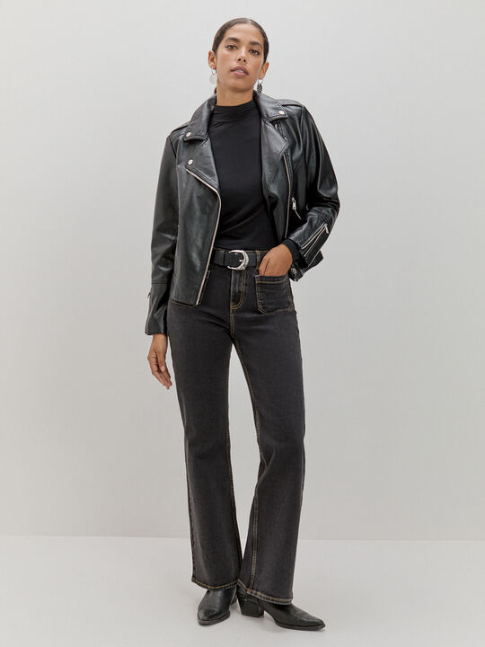 WIDE LEG BOLSILLOS Negro image number null