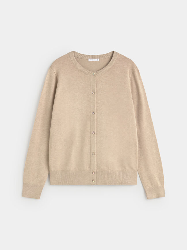 CARDIGAN BASICO Beige