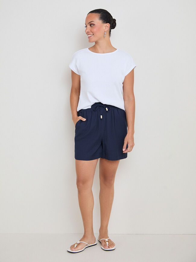 PANTAL&Oacute;N CORTO GOMA Azul Marino