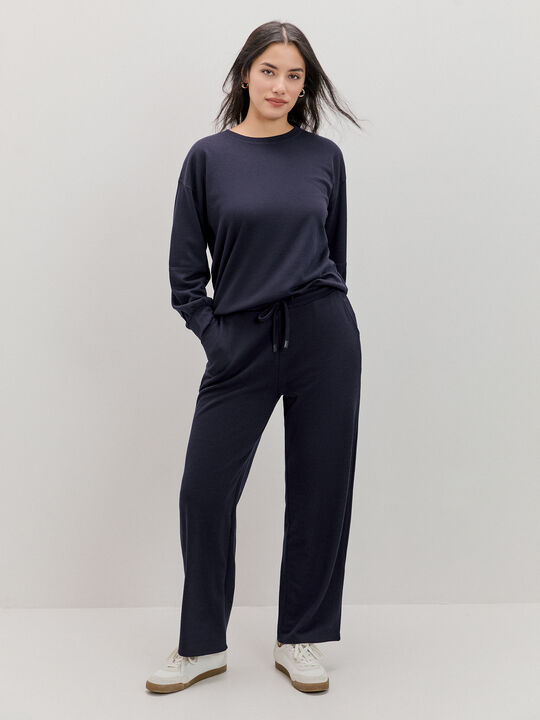 PANTALON BOLSILLOS PARCHE Azul Marino image number null