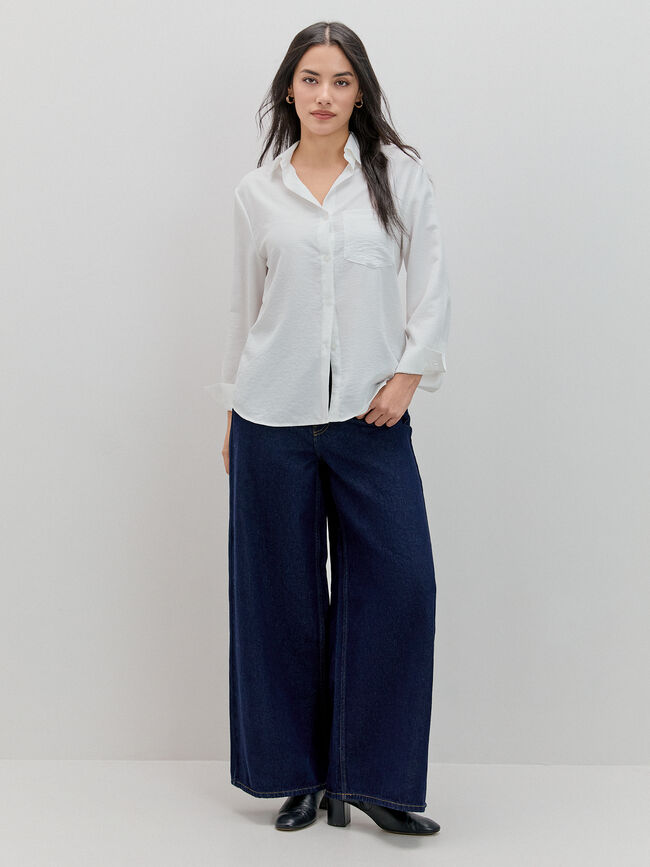 CAMISA BÁSICA Blanco Optico