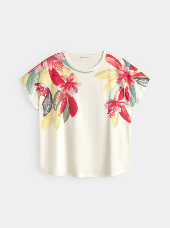 CAMISETA POSICIONAL TROPICAL Crudo